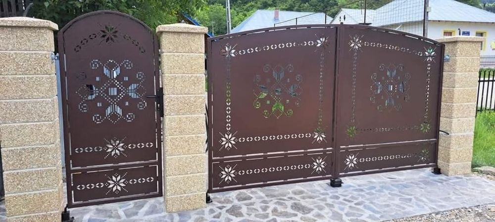 Porți moderne debitatare cnc