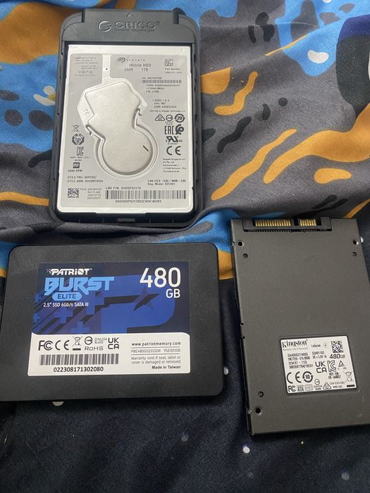 Продам SSD с минимальным пробегом