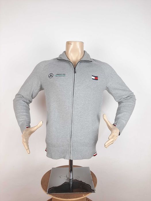 Tommy Hilfiger x AMG Mercedes - Оригинална мъжка жилетка с цип р-р S-M