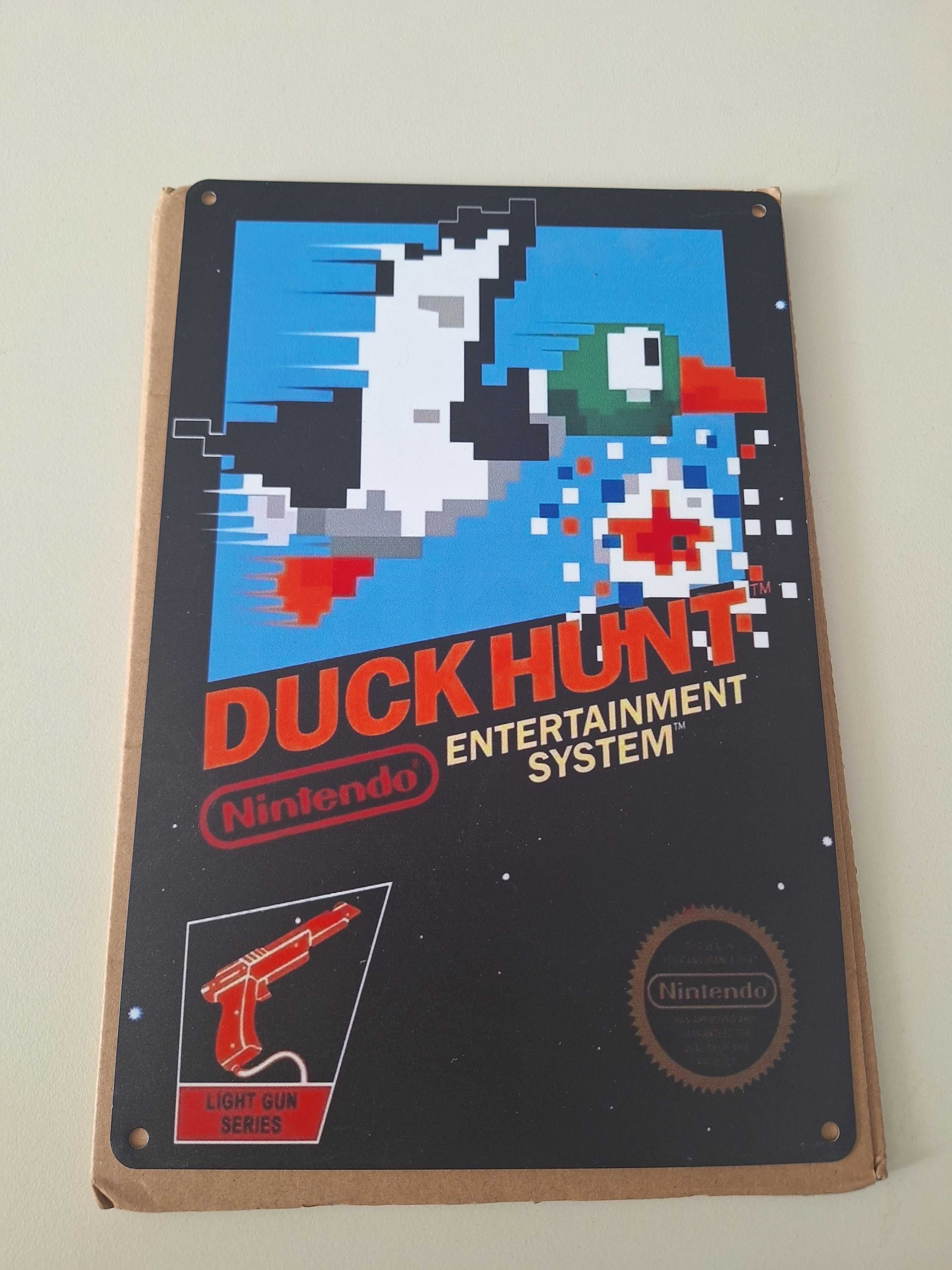 Metal Poster Duck Hunt Nes Retro Video Game Poster Tin Sign 20x30cm