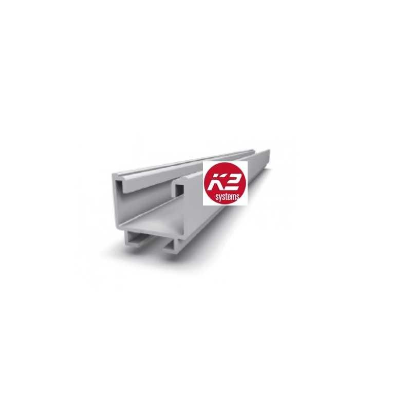 Sina aluminiu fixare panouri k2, 2.4 m.l.-sistem fixare
