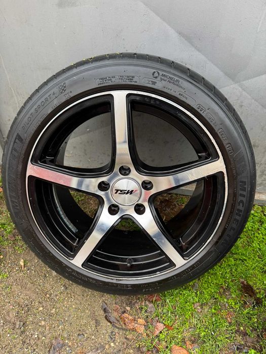 Джанти TSW 17 цола с гуми Michelin Pilot sport 4 225/45/17 за VW 5x112