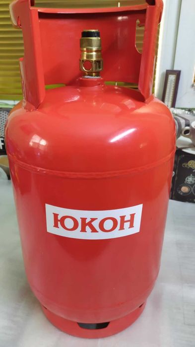 ГОЛЯМА ГАЗОВА Бутилка НОВА с винтил и Маркуч НОВИ