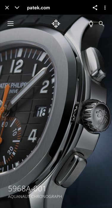 Curea Patek Philippe Aquanaut black Rubber Strap 5968