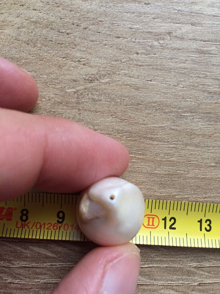 2 perle naturale Baroc 24 mm