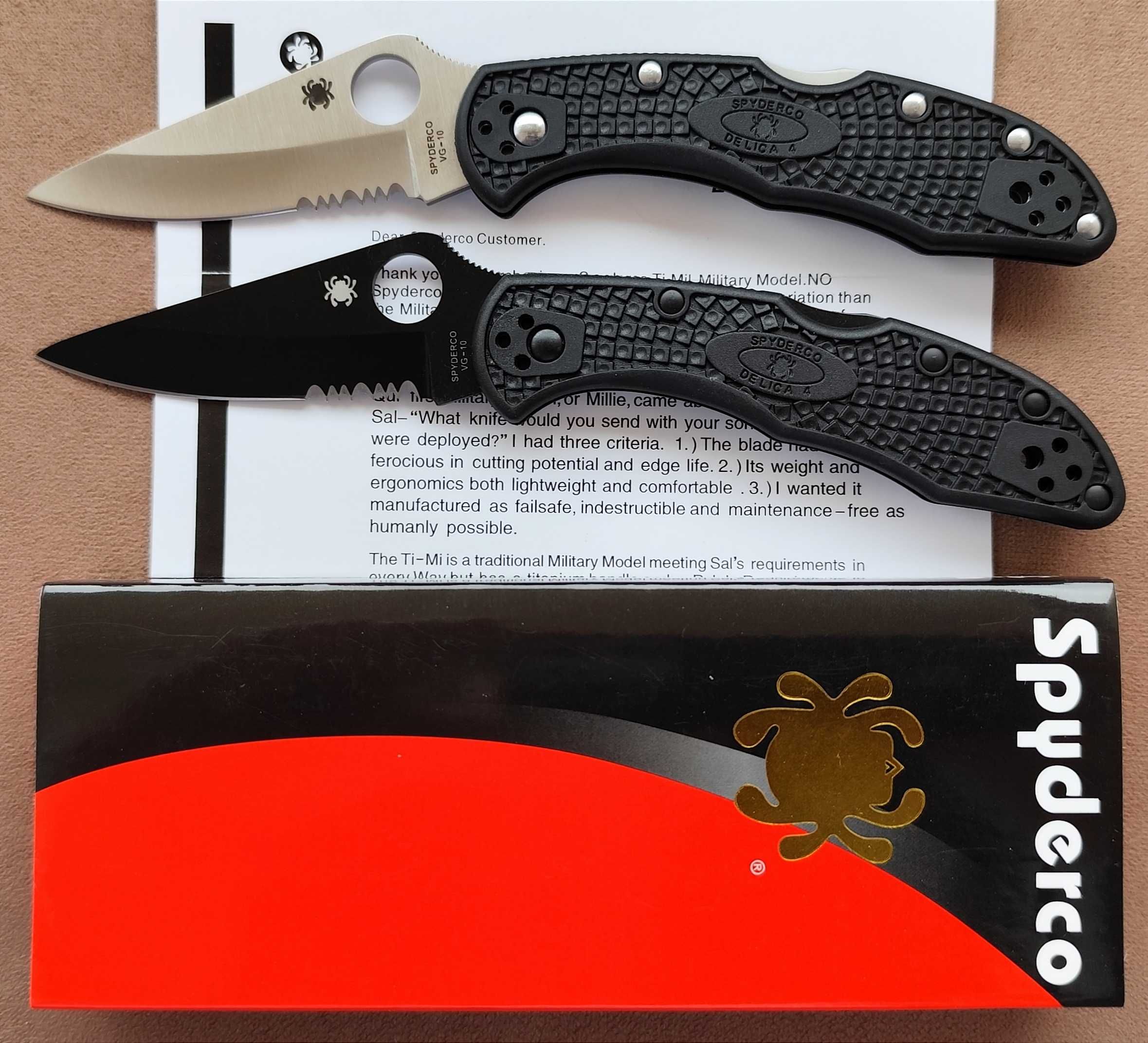 Spyderco Delica 4/ 2 модела /