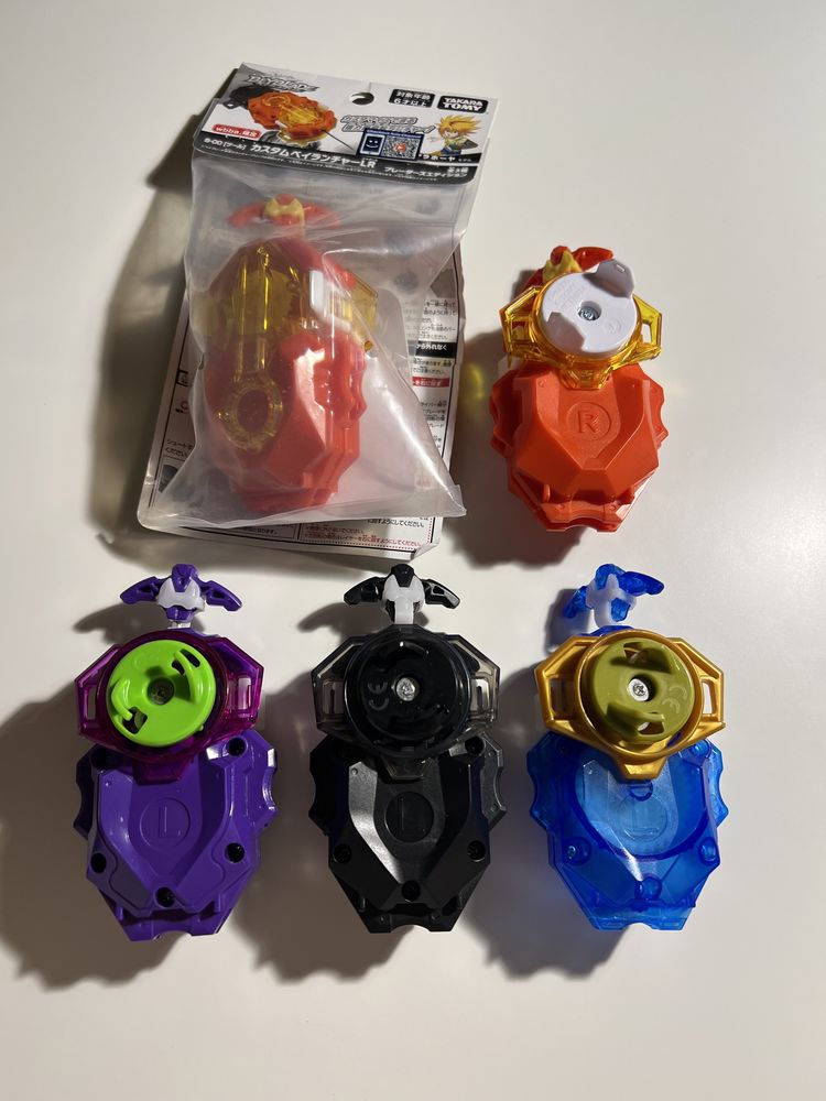 Beyblade, Бейблейд части и изтрелвачки
