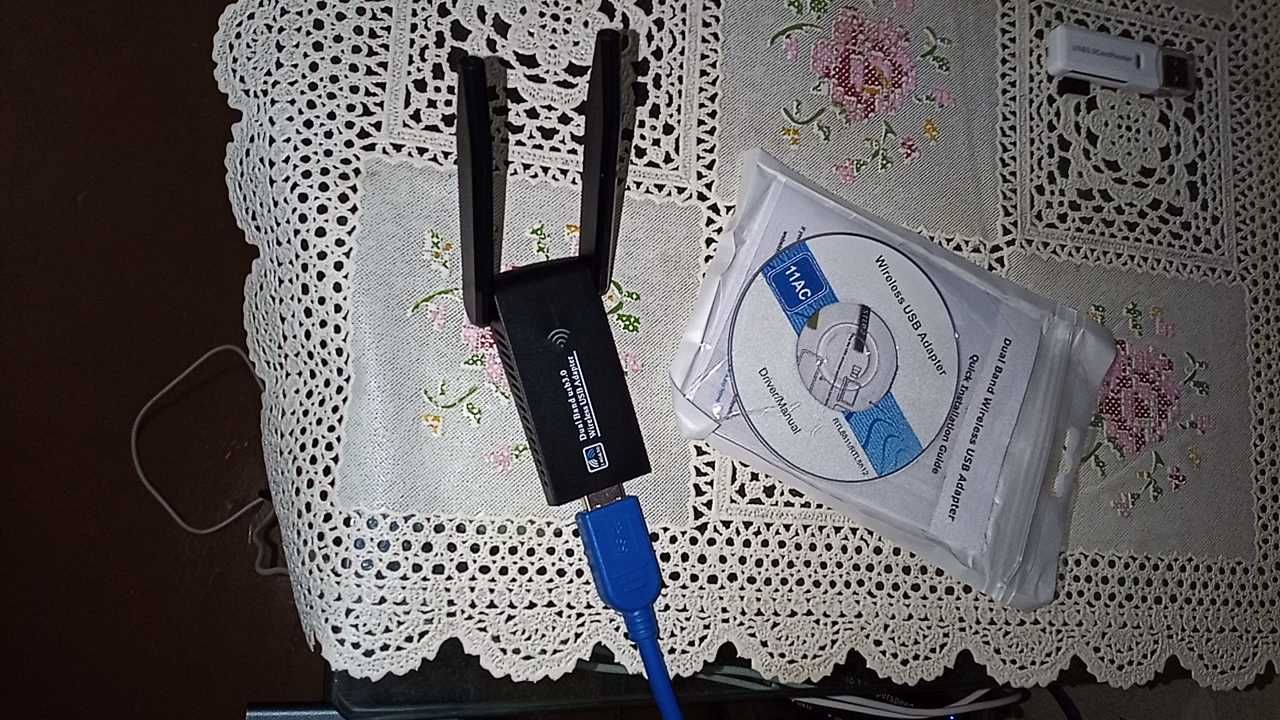 Беспроводной Wifi адаптер 1300 Мбит/с USB 3.0