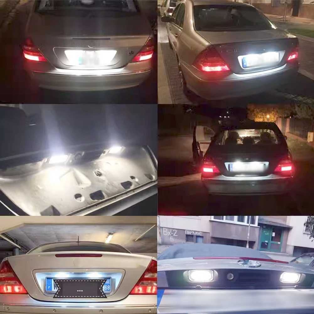 LED плафони заден регистрационен номер Mercedes W203 R230 w209