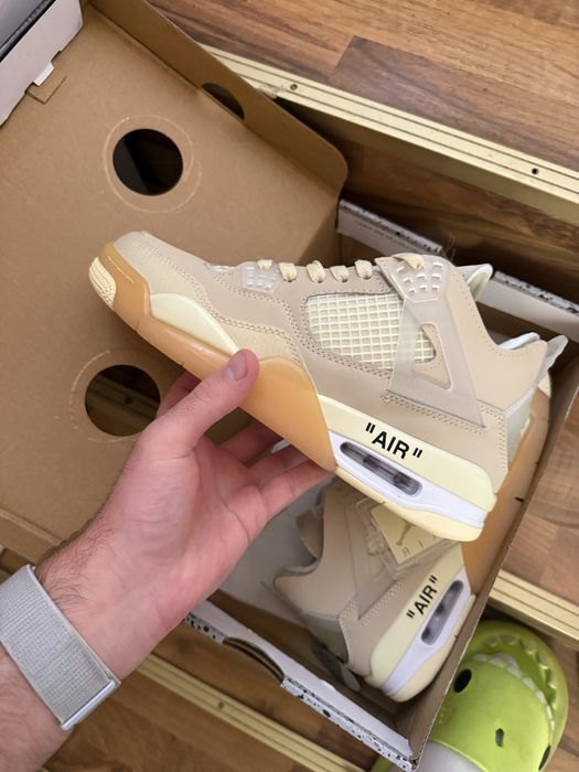 Jordan 4 Off White, marimea 45, 46