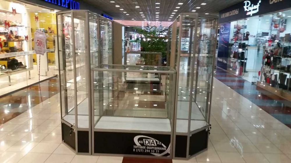 Прилавок витрина, стеклянная, metal oynaly vitrina va prilavkalar