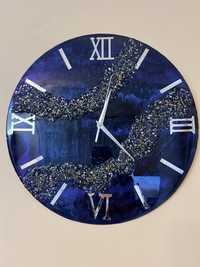 Стенен часовник 40 см от епоксидна смола
