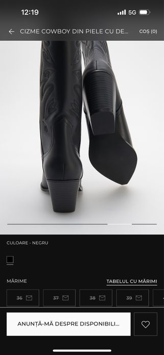 Ciocate , cizme cowboy