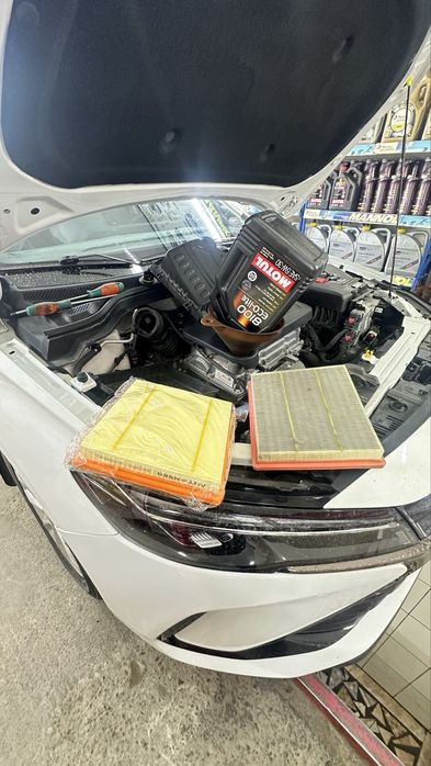 замена масла . moy almashtirish