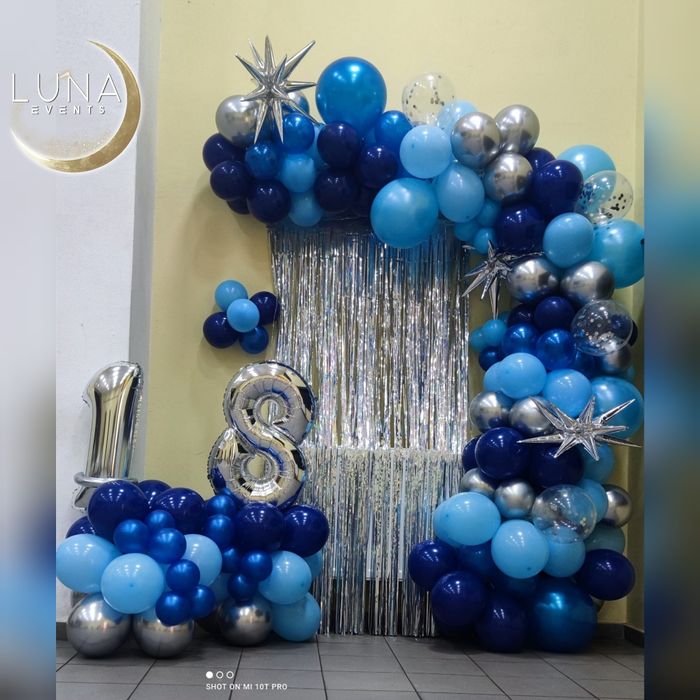 Aranjamente cu baloane / Fum greu cu gheață carbonică / Photo corner