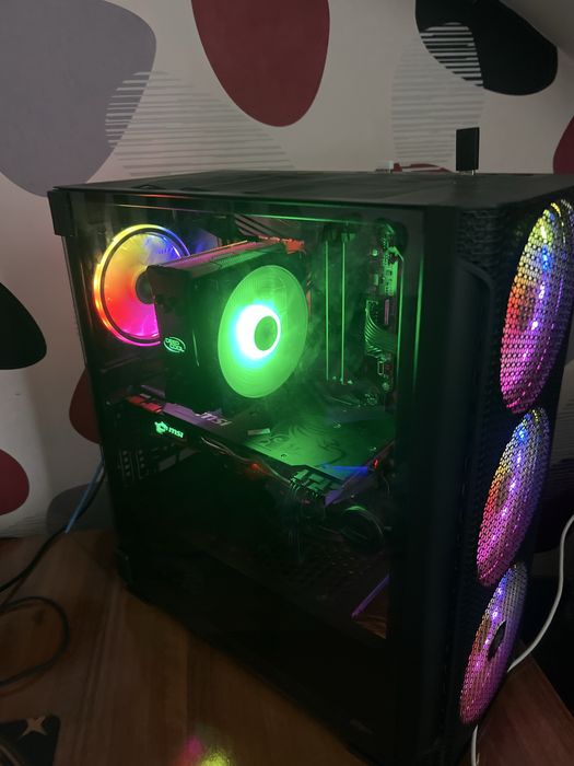 ryzen 5 5600x/ 1070 msi gaming x/8gb/2x8gb 3200/deep cool GTV2 +моник