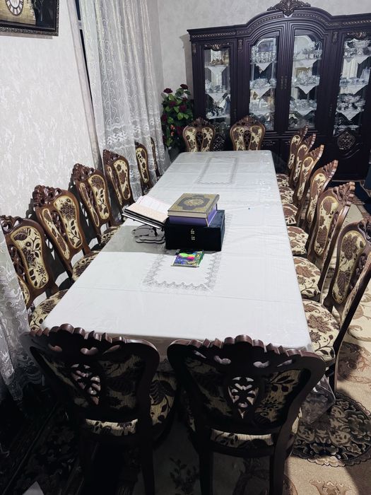 Стол стул 16 кишилик