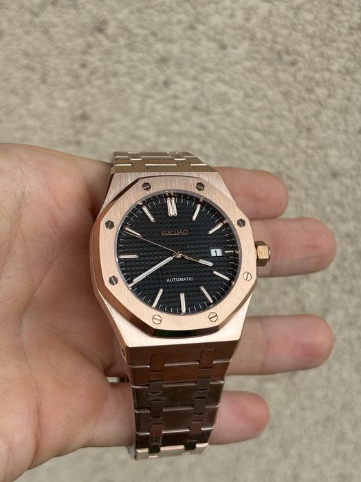 Seiko MOD Automatic Royal Oak Rose Gold 40mm