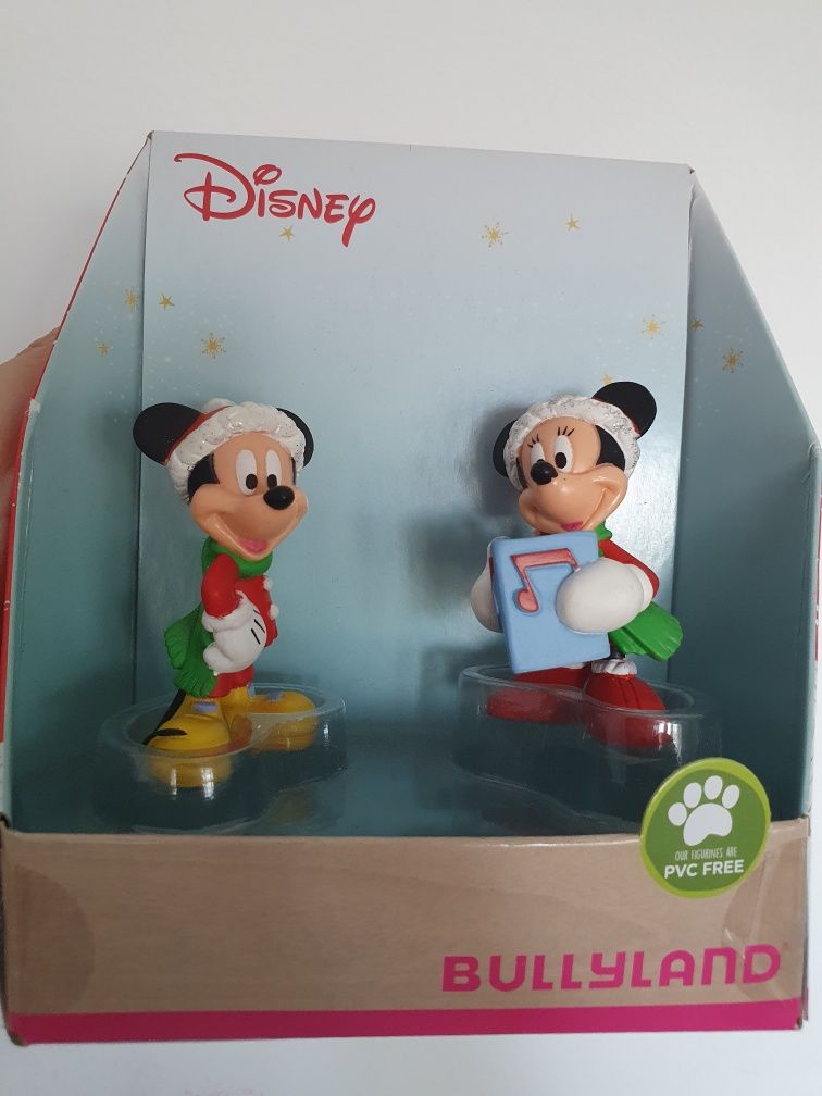 Mickey Minnie editie Craciun Bullyland originale disney jucarii