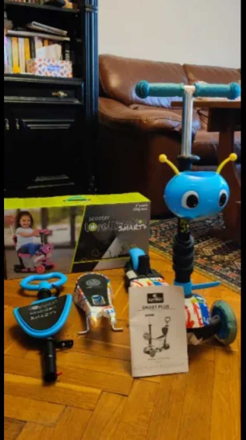 Тротинетка 3в1 Lorelli Smart Plus със светещи гуми