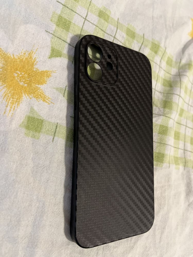 Husa ultra slim carbon iphone 12