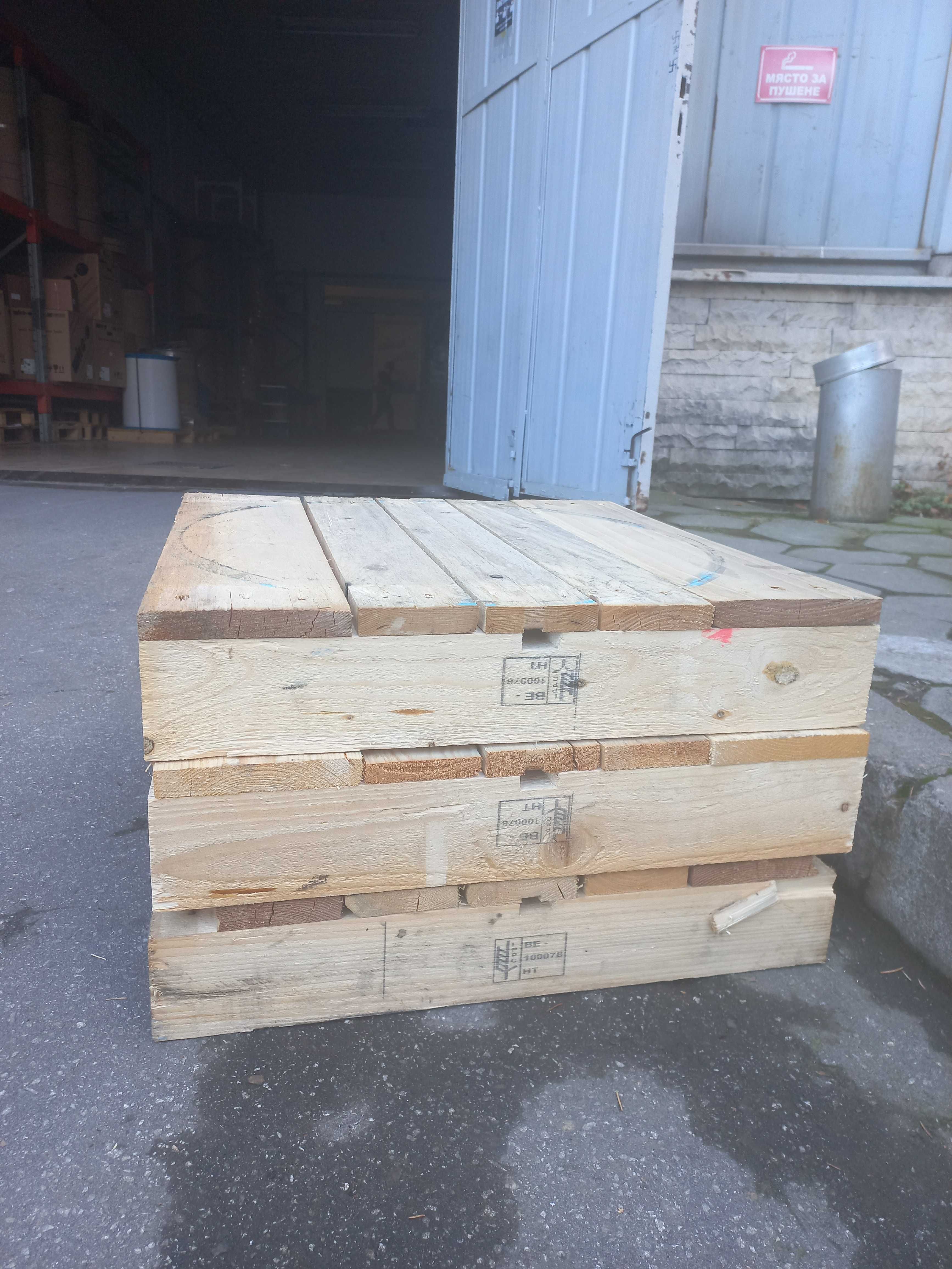 дървени палети 60х60см