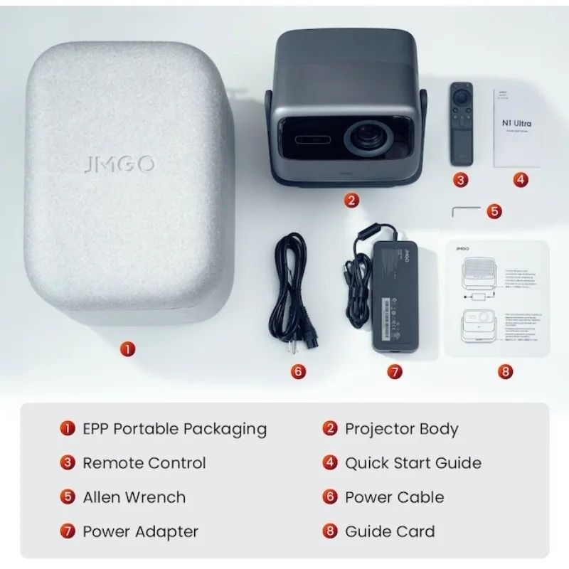 Videoproiector laser JMGO N1 Ultra, 4k, DYNAUDIO, 4000 ANSI, AndroidTV