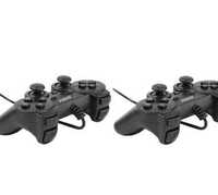 Set 2 Gamepad cu vibratii joystick pc consola