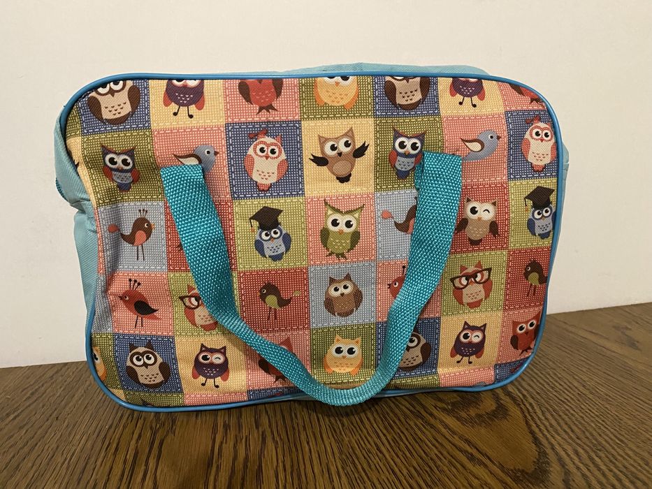 Geanta termoizolanta cu bufnite