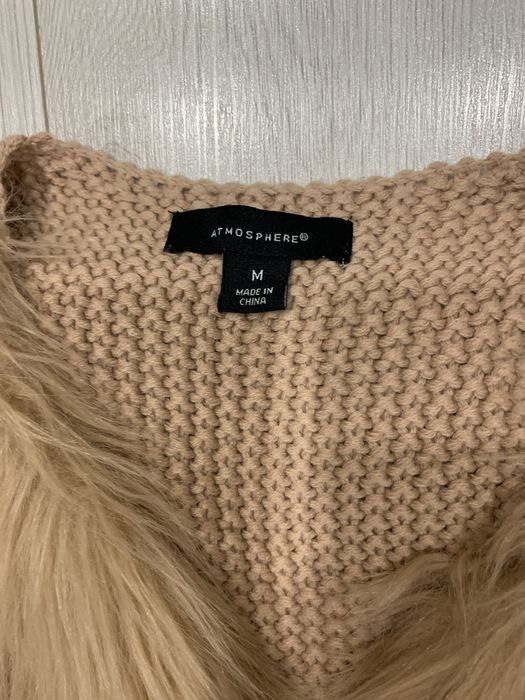 Vesta tricot cu blanita