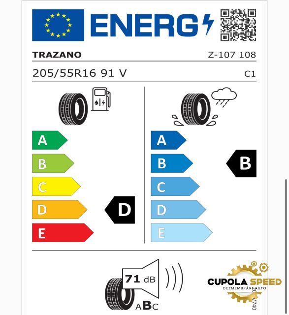 Anvelopa 205/55 R16 Trazano LOTZ 91V Z-107 4x4 -Produs Nou