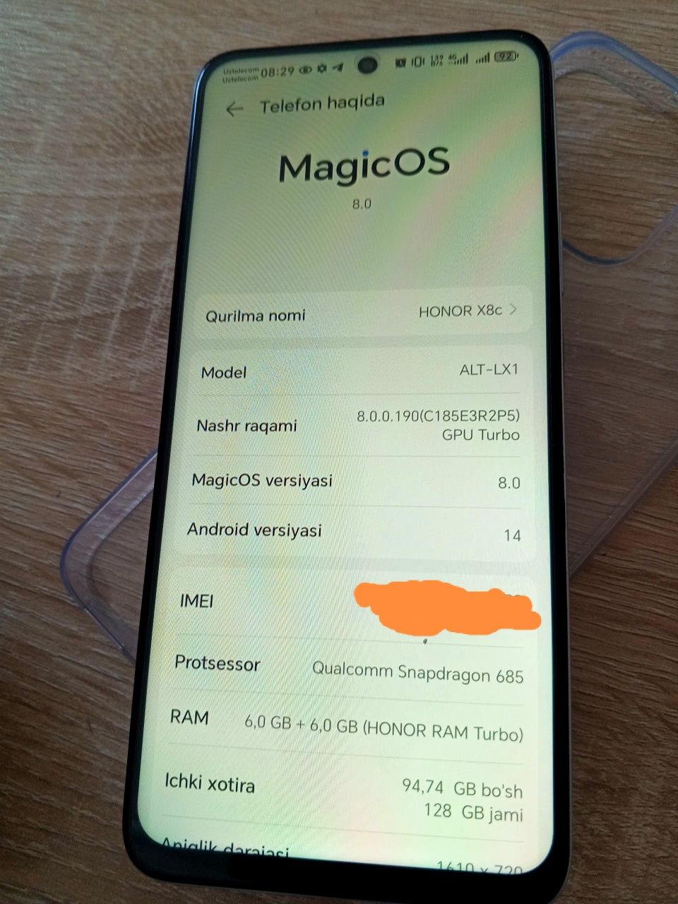Honor x7c sotiladi