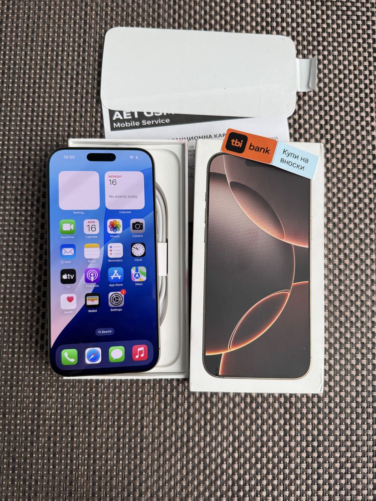 512•ЛИЗИНГ 85лв/м iPhone 16 pro max айфон DESERT 16 макс
