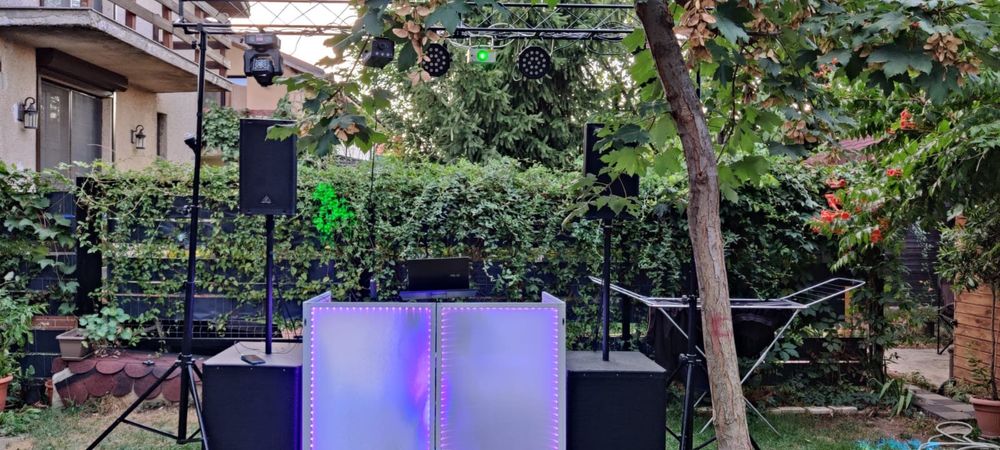 Kit/Bundle sistem DJ boxe si lumini petrecere / evenimente