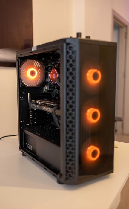 Sistem PC Gaming RTX 3070 Ryzen 7 5700x3D 32GB RAM 1.5 TB SSD Gold