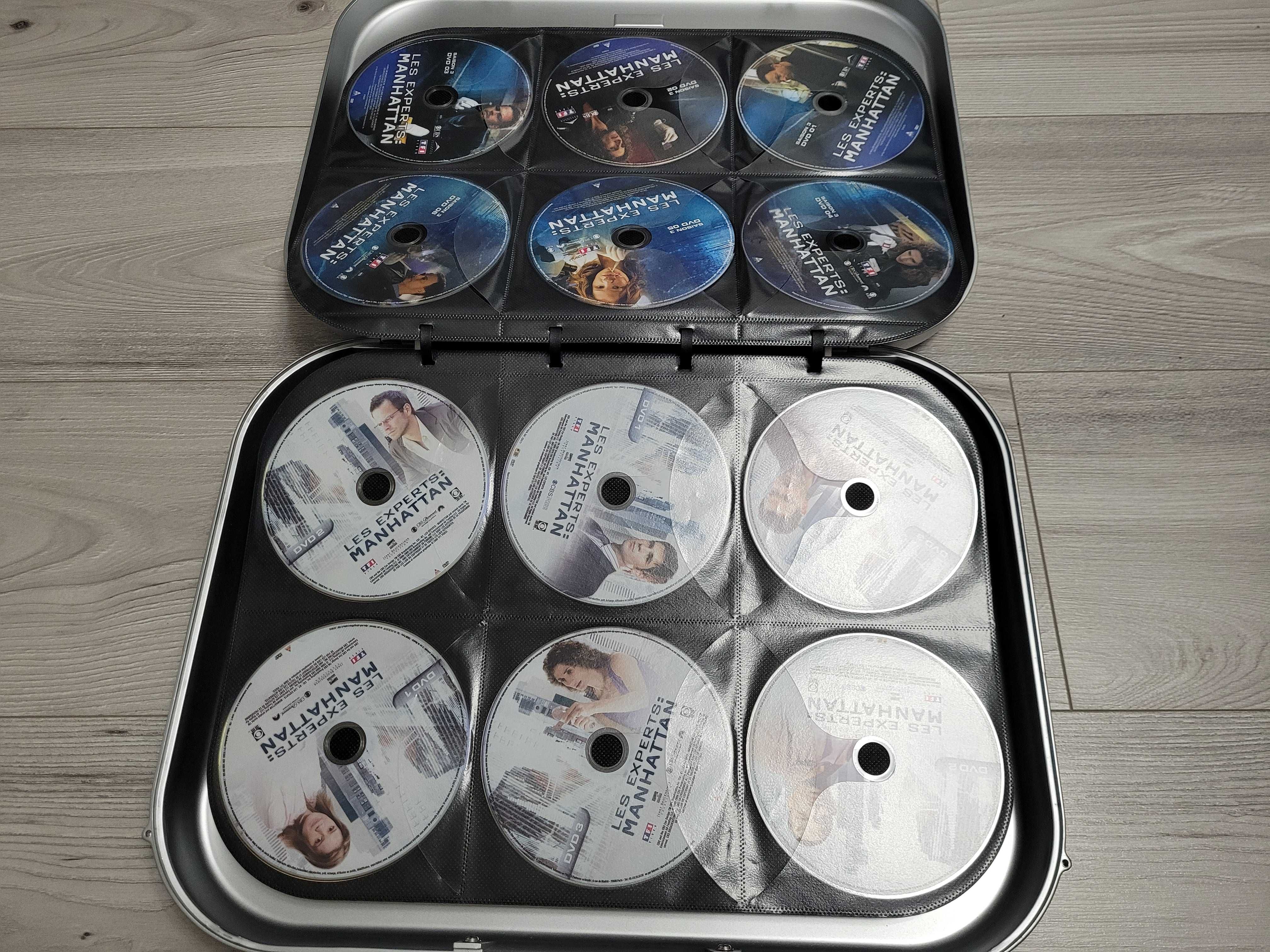 geanta port cd Colbis din aluminiu loc pt 180 cd + 95 dvd filme