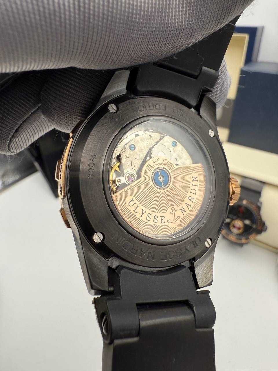 Ulysse Nardin limited edition черно злато