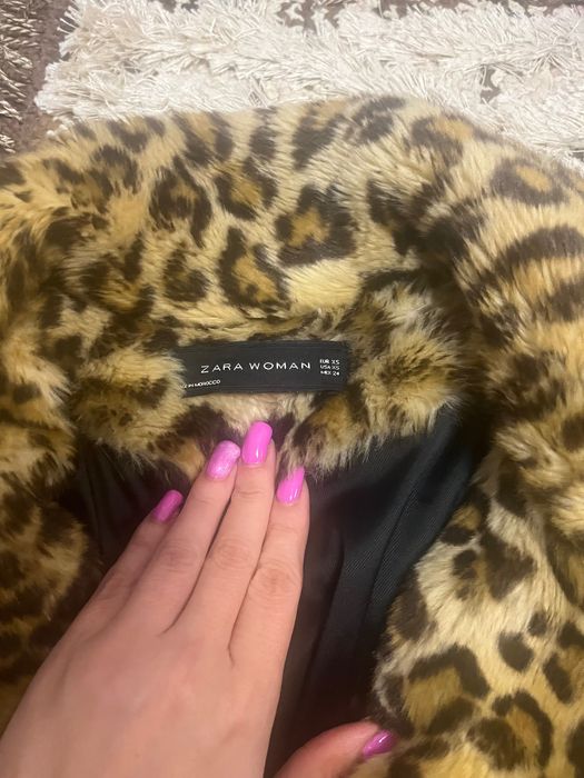 Palton blană Zara