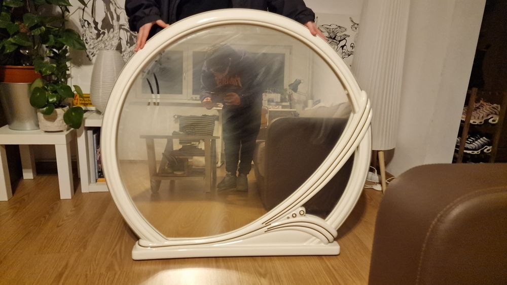 Oglinda decorativa alba