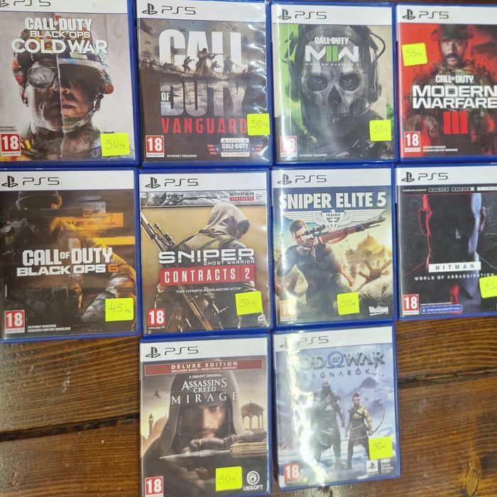 Продавам игри за PS4 и PS5.
