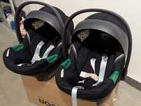 2бр. Стол за кола Cybex Aton S2 i-Size + летни калъфи и огледала