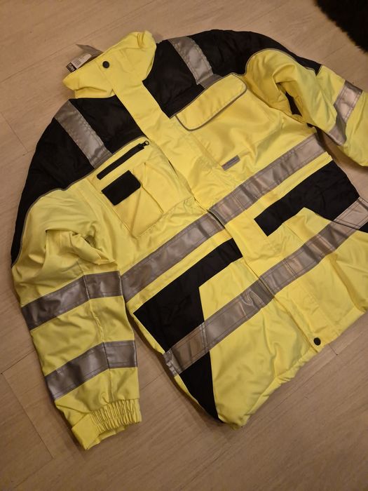Geaca reflectorizanta,galbena ELUTEX protection flash