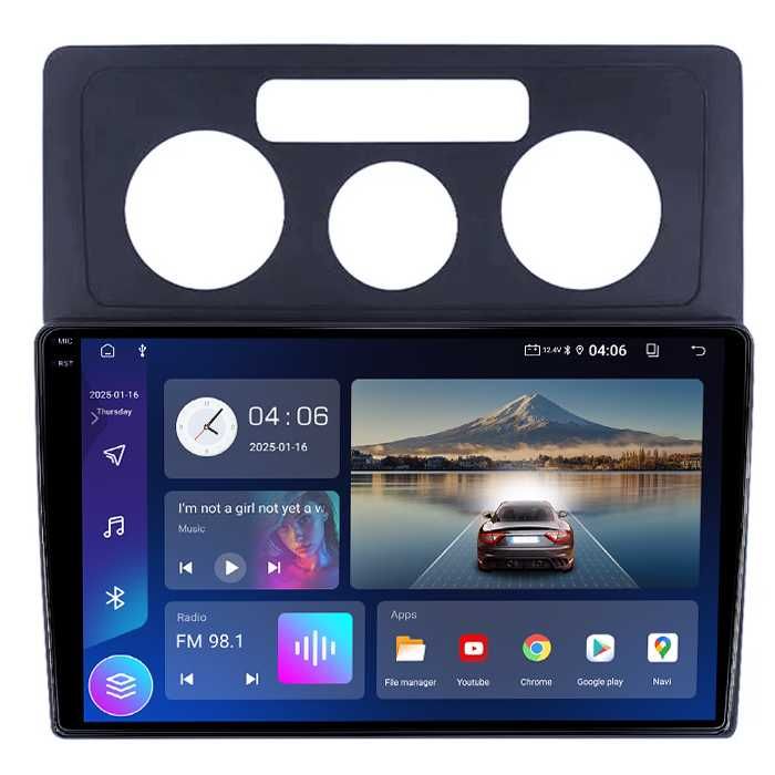 Navigatie Volkswagen Caddy 3 2004-2014, Android 14,  4GB RAM/64GB ROM