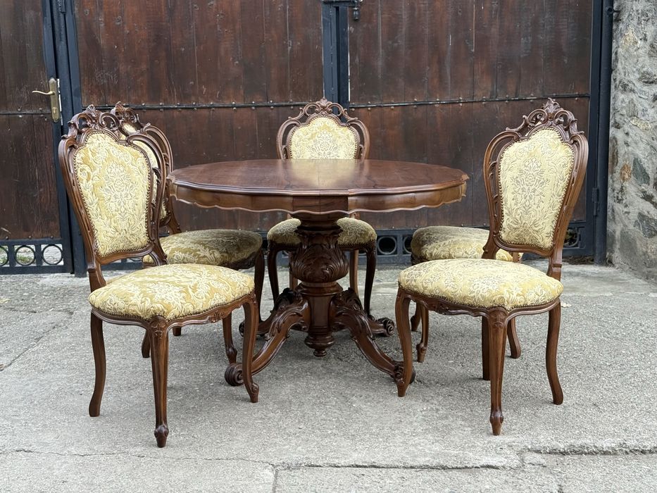 Masa extensibila cu 5 scaune