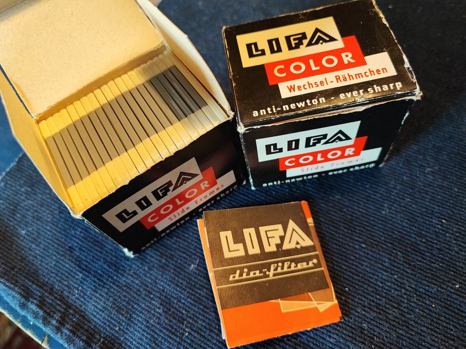 Diapozitive Diafilme rame din sticlă Lifa Color