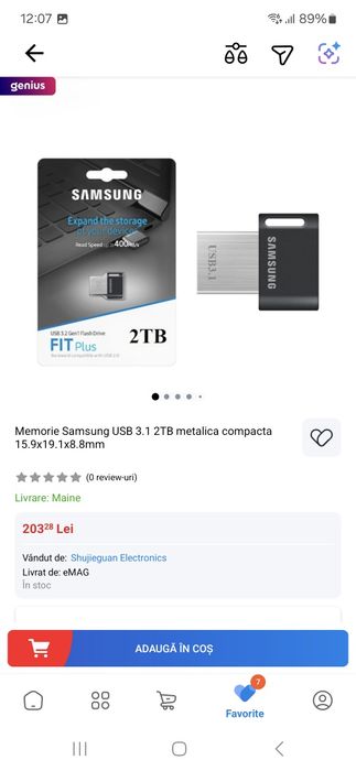 Memorie usb 2 tb