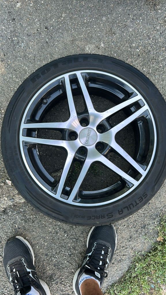Jante 5x100 (polo,fabia,golf4) anvelope vara 205.45.16