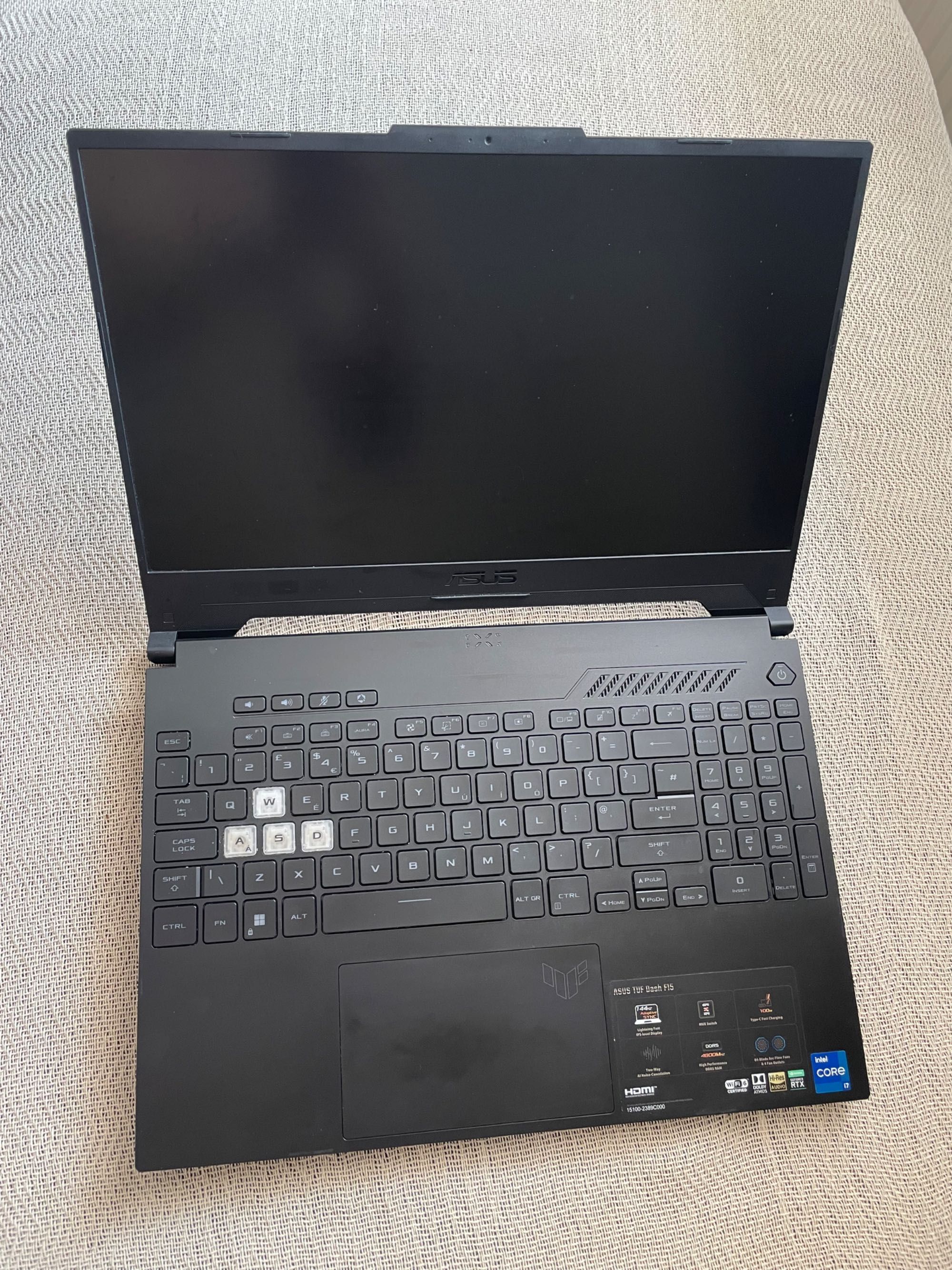 Геймърски лаптоп:ASUS TUF  Gaming F15