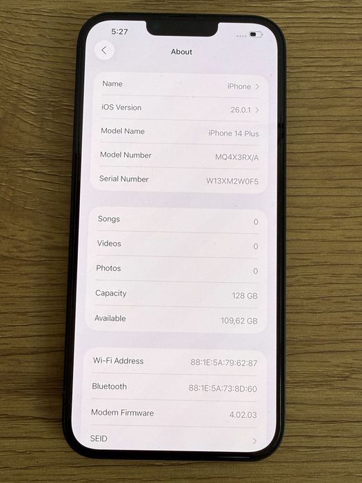 Iphone 14 Plus 128GB Midnight Айфон 14 Плюс