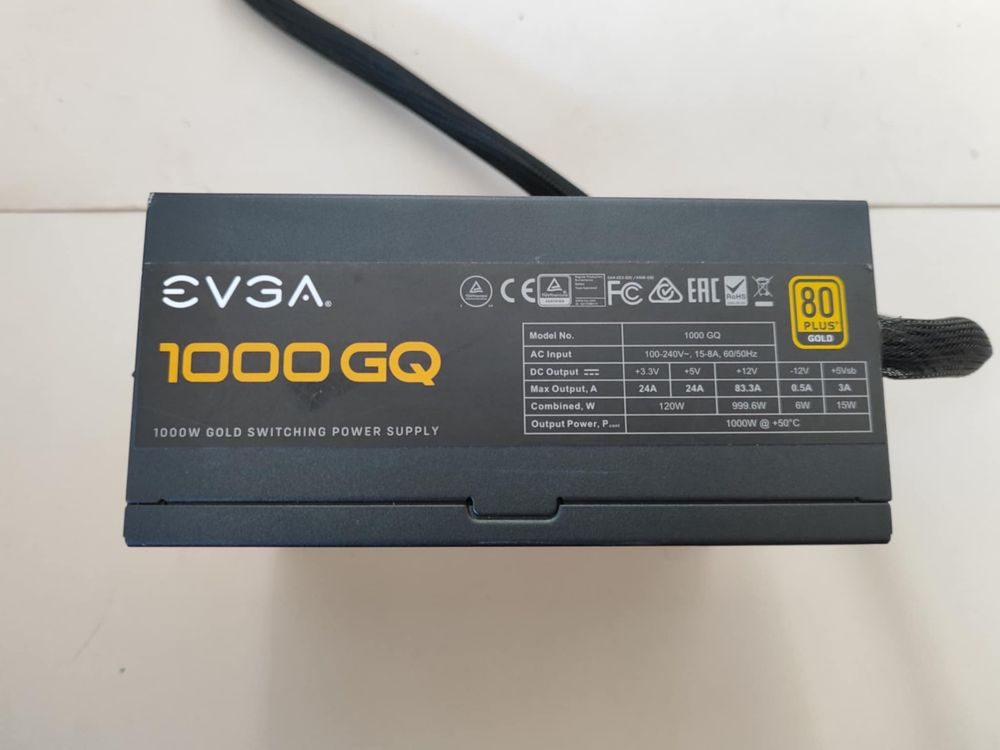 Захранване EVGA 1000W 80 gold PSU - уникат